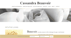 Desktop Screenshot of cassandrabeauvoir.com